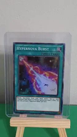 2019 Yugioh Hypernova Burst Spell Card RIRA-EN063 Super Rare Rising Rampage - Image 5