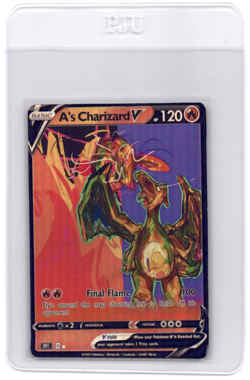 CUSTOMmade madeTOorder full art holo pokemon card PTL127 Charizard - Image 1