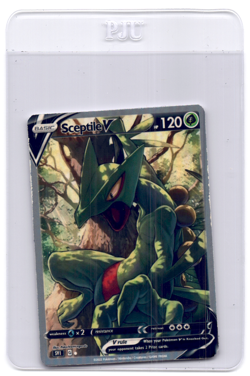 CUSTOMmade madeTOorder FanArt full art holo pokemon card PTL407 Sceptile - Image 1