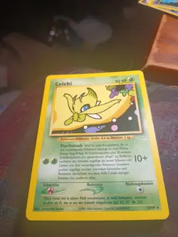 Celebi 16/64 Neo Revelation 2000 Non-Holo Rare WOTC Pokemon Card German - Image 2