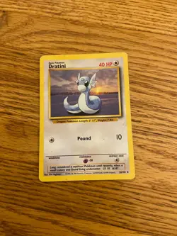 Dratini 26/102 - Pokemon TCG Base Set 2 2000 Vintage WOTC Card - Image 1
