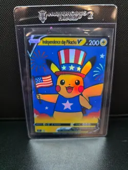 CUSTOMmade madeTOorder full art holo pokemon card PTL542 Pikachu - Image 1