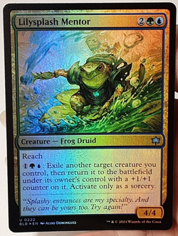 MTG - Bloomburrow - Lilysplash Mentor - Foil - #0222 - Near Mint - Image 1
