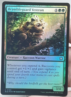 MTG - Bloomburrow - Brambleguard Veteran - Foil - #0165 - Near Mint - Image 1