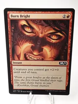 MTG - M21 - Burn Bright - #134 - Near Mint - Image 1