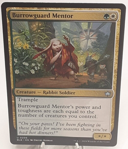 MTG - Bloomburrow - Burrowguard Mentor - #0206 - Near Mint - Image 1