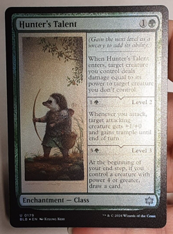 MTG - Bloomburrow - Hunter's Talent - Foil - #0179 - Near Mint - Image 1