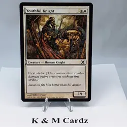 MTG - 10th Edition - Youthful Knight - #62 - Image 1