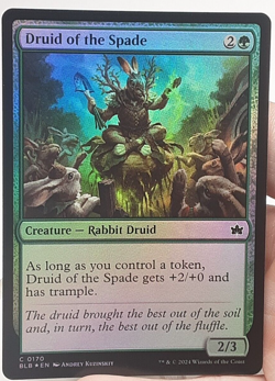 MTG - Bloomburrow - Druid of the Spade - Foil - #0170 - Near Mint - Image 1
