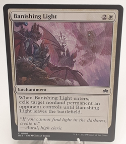 MTG - Bloomburrow - Banishing Light - #0001 - Playset x4 - Near Mint - Image 1