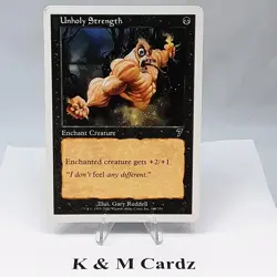 MTG - 7th Edition - Unholy Strength - 168/350 - Image 1