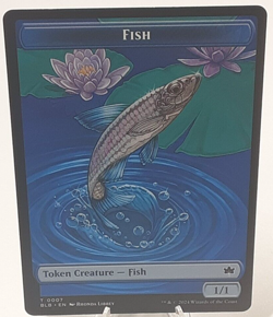 MTG - Bloomburrow - Fish - Token - #0007 - Playset x4 - Near Mint - Image 1