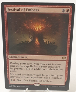 MTG - Bloomburrow - Festival Of Embers - #0134 - Near Mint - Image 1