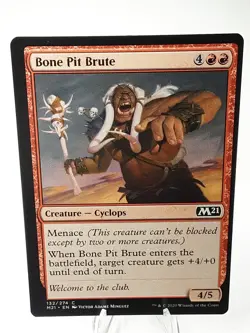 MTG - M21 - Bone Pit Brute - #132 - Near Mint - Image 1