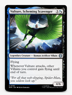 Vulture, Scheming Scavenger [Marvel's Spider-Man] MTG Magic NM/M 💧💀 - Image 1