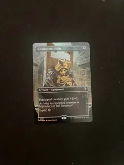 Champion's Helm (Borderless) [Commander Masters Foil] Near Mint MTG Magic Cards - Image 1