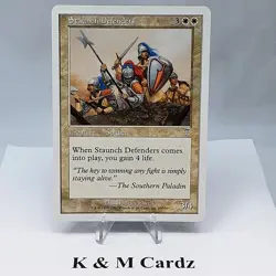 MTG - 7th Edition - Staunch Defenders - 050/350 - Image 1