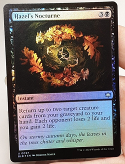 MTG - Bloomburrow - Hazel's Nocturne - Foil - #0097 - Near Mint - Image 1