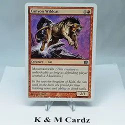 MTG - 8th Edition - Canyon Wildcat - 181/350 - Image 1