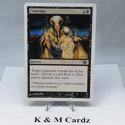MTG - 8th Edition - Coercion - #122 - Lightly Played - Image 1