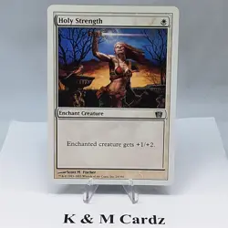 MTG - 8th Edition - Holy Strength - 024/350 - Image 1