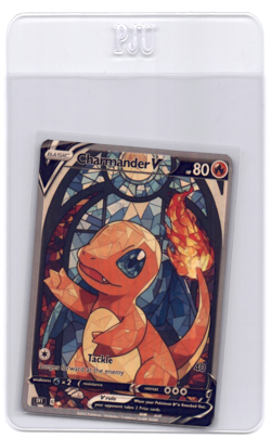 CUSTOMmade madeTOorder full art holo pokemon card PTL319 Charmander - Image 1