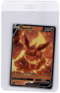 CUSTOMmade madeTOorder full art holo pokemon card PTL241 Flareon - Image 1