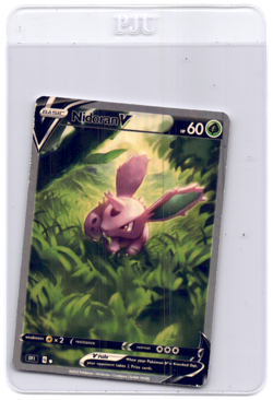 CUSTOMmade madeTOorder FanArt full art holo pokemon card PTL389 Nidoran - Image 1