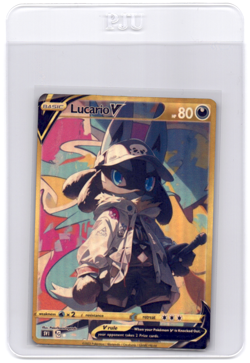 CUSTOMmade madeTOorder full art holo pokemon card PTL223 Lucario - Image 1