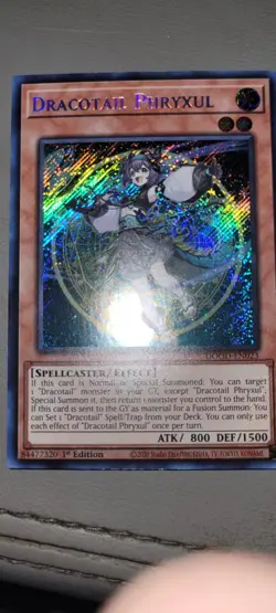 Yugioh Dracotail Phryxul DOOD-EN023 1st Edition Secret Rare NM - Image 1
