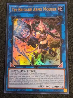 Yugioh Tri-Brigade Arms Mouser DOOD-EN051 - Ultra Rare 1st ed In Hand - Image 1