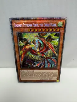 YuGiOh DOOD-EN017 Radiant Typhoon Fonix, the Great Flame Starlight Rare ON HAND - Image 1