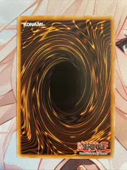 Yugioh Dogmatika Fleurdelis, the Thunderbolt DOOD-EN026 Secret Rare Card In Hand - Image 2