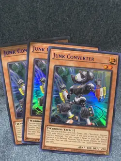 YuGiOh! 3x BLUE Junk Converter LDS3-EN118 Ultra Rare Yu-Gi-Oh! FAST SHIP x3 TCG - Image 1