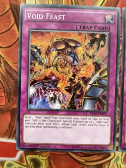 RATE-EN076 x3 Void Feast Raging Tempest Common 1st Edition YuGiOh Card - Image 2
