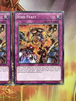 RATE-EN076 x3 Void Feast Raging Tempest Common 1st Edition YuGiOh Card - Image 4