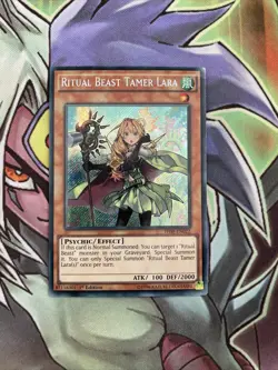 THSF-EN022 Ritual Beast Tamer Lara Secret Rare 1st Edition NM Yugioh Card - Image 1