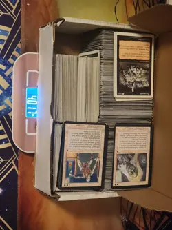 4 Pounds Of Old Magic The Gathering Cards. White And Black Border!!!! - Image 1