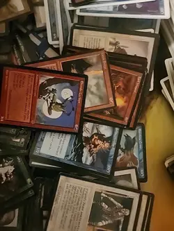4 Pounds Of Old Magic The Gathering Cards. White And Black Border!!!! - Image 5