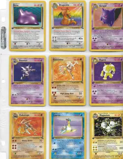Pokemon FOSSIL 1st EDITION complete set 1999 cards 1-62 - Image 3