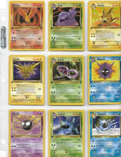 Pokemon FOSSIL 1st EDITION complete set 1999 cards 1-62 - Image 4