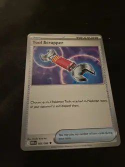 Tool Scraper Pokemon White Flare Collection Playing Card Game TCG - Image 2