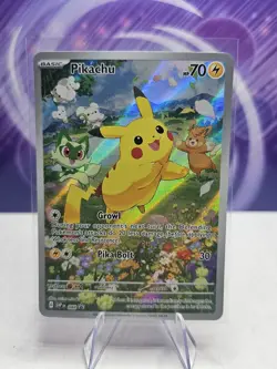 Pokemon Pikachu 088 Scarlet & Violet Black Star Promo Card Near Mint Condition - Image 1
