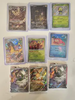 Pokemon Lot Of 110 Cards-Full Arts, Ex’s, Sir’s, V-star, Holos, & More - Image 2