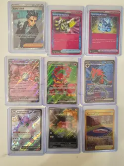 Pokemon Lot Of 110 Cards-Full Arts, Ex’s, Sir’s, V-star, Holos, & More - Image 5