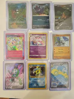 Pokemon Lot Of 102 Cards-Full Arts, Ex’s, Sir’s, V-star, Holos, & More - Image 4