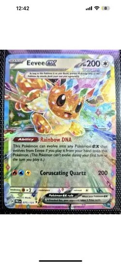 COMPLETE Eeveelution English EX 9 Card Set NM Prismatic Evolutions! Pack Fresh - Image 5