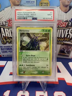 PSA 9 Heracross 7/101 EX Hidden Legends Holo Rare Pokemon Card - Image 1