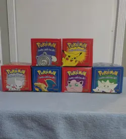 Pokemon 23K Gold-Plated Cards Lot of 6 • Sealed Boxes • 1999 Burger King Limited - Image 1