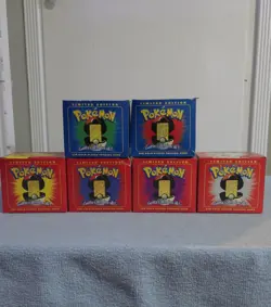 Pokemon 23K Gold-Plated Cards Lot of 6 • Sealed Boxes • 1999 Burger King Limited - Image 3